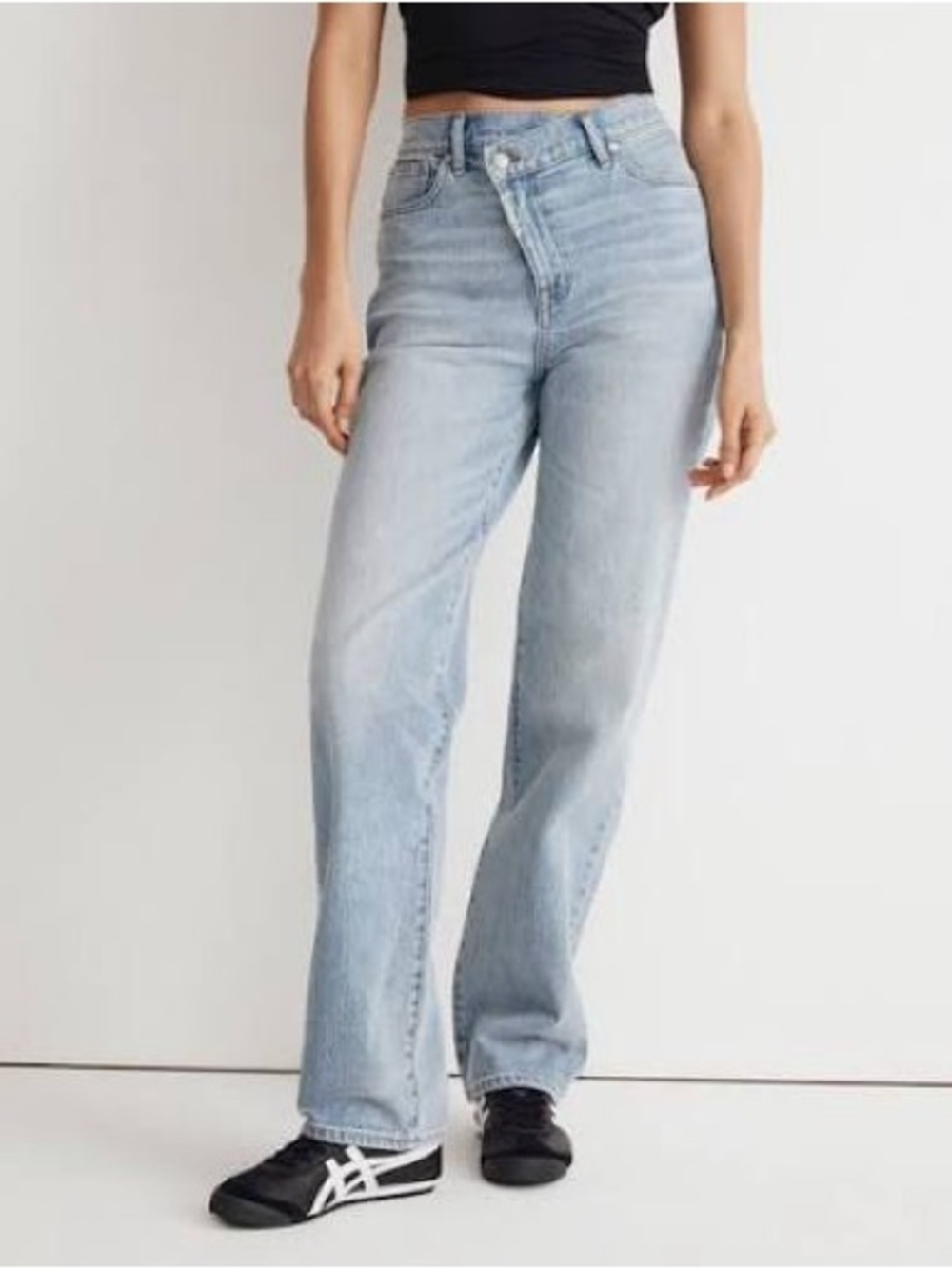 Madewell x Molly Dickson Crossover Baggy Straight Jeans